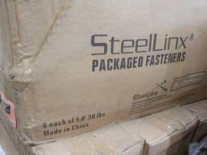 Steelinx Packaged Fasteners #8 3 6 x 5 lb. cartons Phillips Bugle Head Fine Thread Black Phosphate Sharp Point