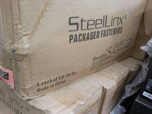 Steelinx Packaged Fasteners #8 3 6 x 5 lb. cartons Phillips Bugle Head Fine Thread Black Phosphate Sharp Point