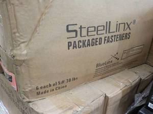 Steelinx Packaged Fasteners #8 3 6 x 5 lb. cartons Phillips Bugle Head Fine Thread Black Phosphate Sharp Point