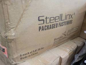 Steelinx Packaged Fasteners #8 3 6 x 5 lb. cartons Phillips Bugle Head Fine Thread Black Phosphate Sharp Point