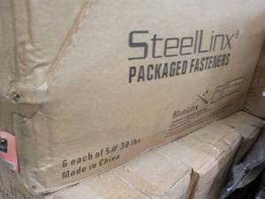 Steelinx Packaged Fasteners #8 2 12 6 x 5 lb. cartons Phillips Bugle Head Fine Thread Black Phosphate Sharp Point