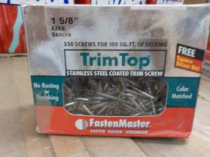 Trim Top 350 Stainless Steel Coated Trim Screws 1 58 Color Matched