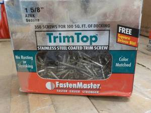 Trim Top 350 Stainless Steel Coated Trim Screws 1 58 Color Matched