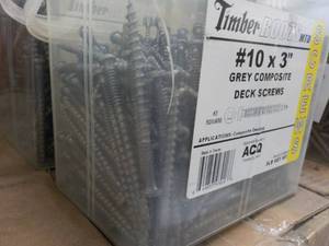 Timber Roots 5 lb. x #10 x 3 Grey Composite Deck Screws