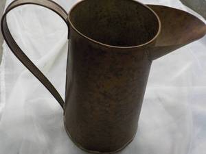 Decorative Metal Pitcher for Flowers