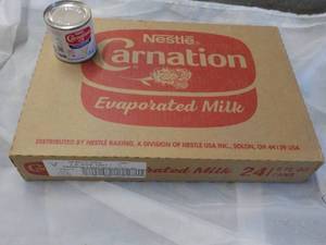 24 pack 5 oz Cans Nestle Carnation Evaporated Milk