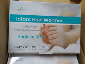 4 x 25 Infant Heel Warmers...