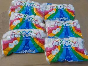 6 x 12 oz Bags Jet Puffed Marshmallows past best date but still soft