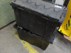 2 Self Locking Totes could use cleaning