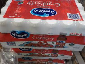24 pack 10 oz bottles Ocean Spray Cranberry Juice