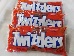 3 x 16 oz Bags Strawberry Twizzlers...