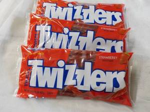 3 x 16 oz Bags Strawberry Twizzlers...