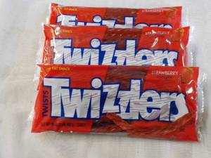 3 x 16 oz Bags Strawberry Twizzlers...