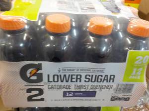 12 pack Gatorade Lower Sugar Grape...