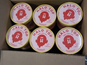 12 ct Halo Top Straw Individual Cake Mixes just add water and microwave