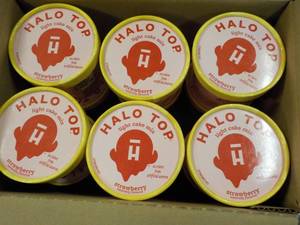 12 ct Halo Top Straw Individual Cake Mixes just add water and microwave