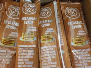 2 x 100 ct boxes Breakfast Syrup individual packets