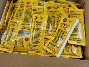 2 x 200 ct Boxes Pasado Picante Sauce single serve packets