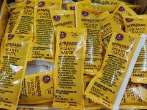 2 x 200 ct Boxes Pasado Picante Sauce single serve packets