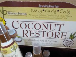 37 pc Samples Coconut Restore Products