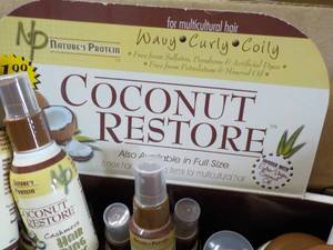 37 pc Samples Coconut Restore Products