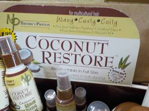 37 pc Samples Coconut Restore Products