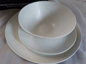 Mainstays 12 pc Dinnerware Set Juego de Vajilla