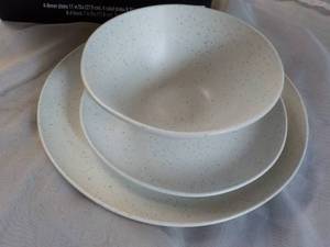 Mainstays 12 pc Dinnerware Set Juego de Vajilla
