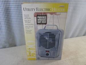 lot 12 image: (CS) Utility Electric Heater - New In Box