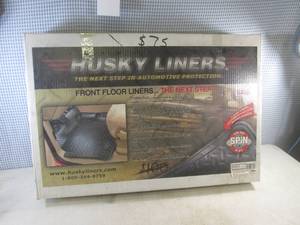 lot 18 image: (EW5) Husky Liners Front Floor Liners - See Photos For Vehicles They Fit