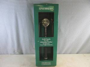 lot 103 image: (EW3) Golf Theme BBQ Grill Tool Set