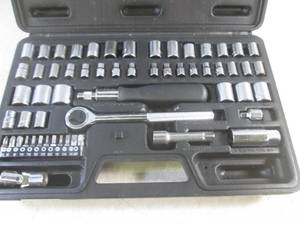 lot 128 image: (D-3) 60pc Automotive Tool Set in Case