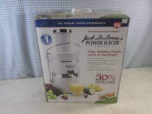 lot 157 image: (CS) Jack La Lannes Power Juicer Express - As Seen On TV - New