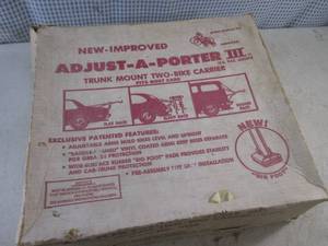lot 164 image: (EW4) Adjust-A-Porter III Trunk Mount Bike Carrier