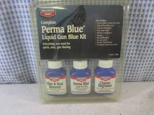 lot 173 image: (H-1) Complete Perma Blue Liquid Gun Blue Kit