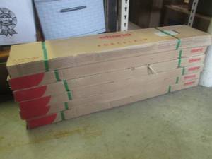 lot 303 image: (FRNT) 6 Cases Eliane Porcelain Tile Safari Glacier MA - 6) 7.75 x 36 Tiles Per Box  11.52 Sq Ft Per Box