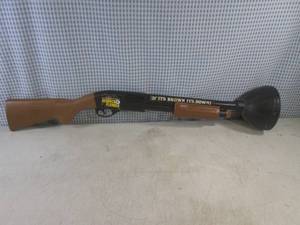 lot 310 image: (H-2) Shotgun Redneck Plunger - If Its Brown Its Down - Battery Operated - Untested