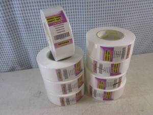 lot 54 image: (BS) 8 Rolls Double Sided Carpet Tape - 2 x 30 yd
