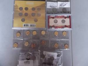 Collection Of Interesting Nickels 12 Gold Plated, Westward Series Set, Rare Nickels Set, Misc Liberty, Buffalo & Jefferson Nickels