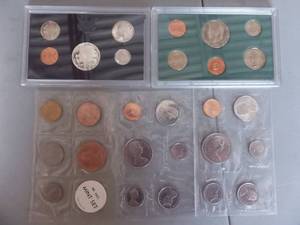 1991 Mint Set, 1970 Proof Set (Rare), 1964 British Mint Set, 1969 British Mint Set & 1970 British Mint Set