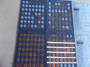 2-Lincoln Head Coin Books #1, #2 1909-1958