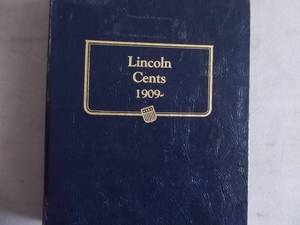 Lincoln Head Coin Album 1909-1989 Partial