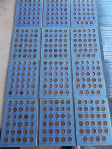 4-Lincoln Coin Albums All #1 Partials