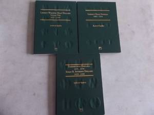 3 NEW Coin Albums Liberty Nickels 1886-1912, Walking Liberty Half Dollars 1937-1947, Ike Dollars 1971-1978, SBA Dollars 1979-1999