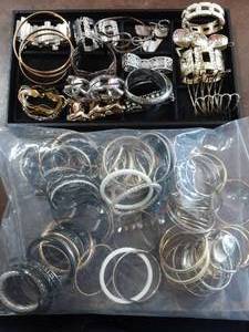 Large Bag Of Assorted Jewelry & Contents On The Tray