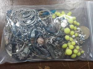 Quart Size Bag Of Jewelry (20 Necklaces)