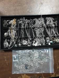 Contents On Tray & Bag Of Assorted Jewelry (Tray Not Included)
