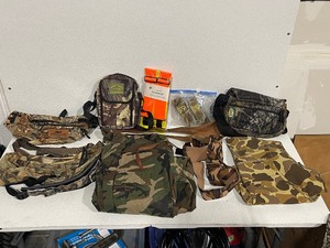 lot 77 image: Camo Bags and Gear