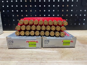lot 1 image: Federal 270 Ammo