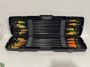 lot 24 image: Carbon Fiber Arrows and Case